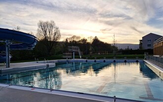 Neues Freibad - Abendstimmung | © TV Südsteiermark - Irene Löschnig