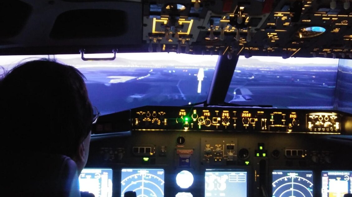 Landeanflug im Flugsimulator bei Gate-08 Graz | © GATE-08 Flight
