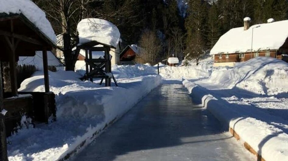 Eisstockbahn im Winter | © Gasthof Leitner