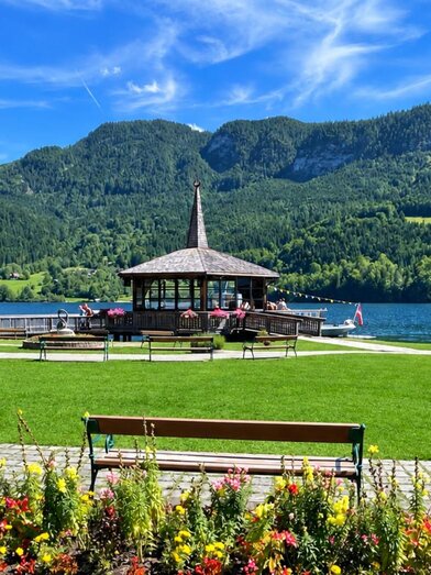 Community Park, Grundlsee, Music Pavilion | © Tourismusverband Ausseerland | Bettina Scheck | © Tourismusverband Ausseerland