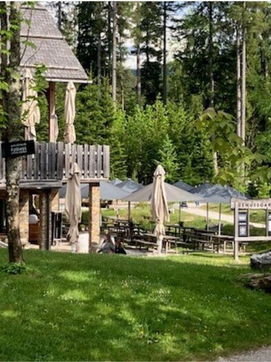 Genuss Garts garden tavern, Ödensee | © TVB Ausseerland Salzkammergut (c) Heike Temmel | TVB Ausseerland Salzkammergut (c) Heike Temmel | © TVB Ausseerland Salzkammergut (c) Heike Temmel