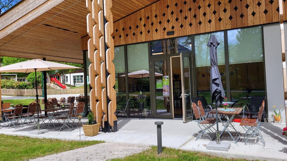Genusscafe, Altaussee, Gastgarten | © Petra Kirchschlager