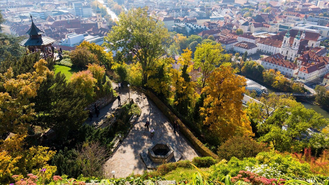 Blick vom Schlossberg | © Graz Tourismus - Harry Schiffer