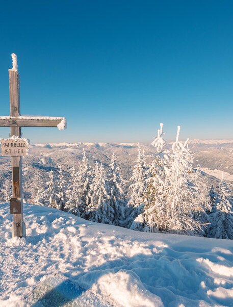 Gipfelkreuz Grebenzen im Winter | René Hochegger | © Tourismusverband Murau