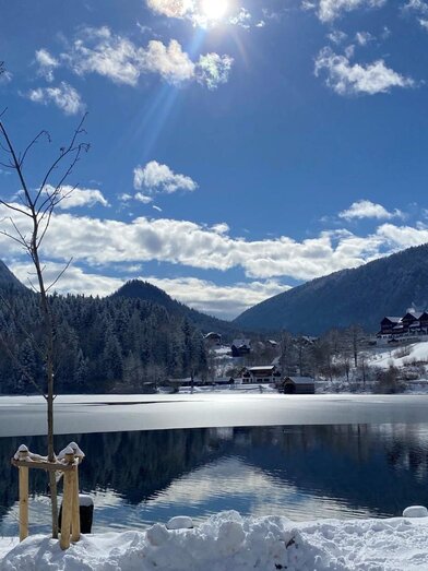 Grundlsee, freshly snow-covered | © TVB Ausseerland | Bettina Scheck | © TVB Ausseerland