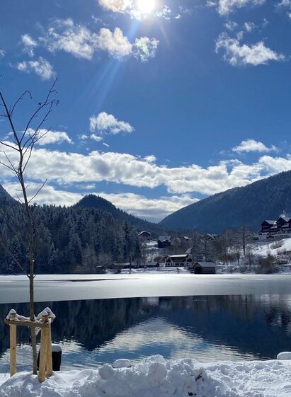 Grundlsee, freshly snow-covered | Bettina Scheck | © TVB Ausseerland