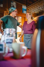Unsere Hüttenwirte Alexander und Sandra | © Christoph Lukas