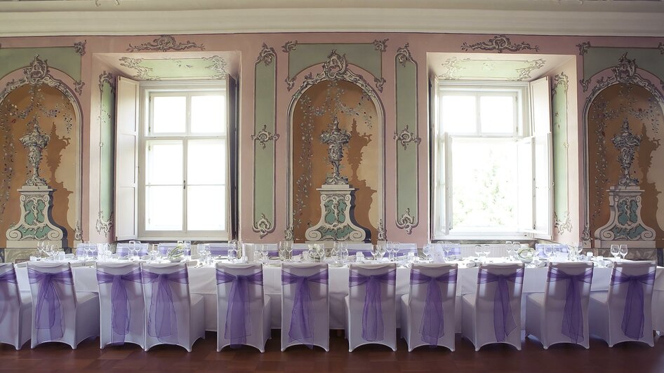Hochzeit Stift Vorau Tisch | © Tourismusverband Vorau