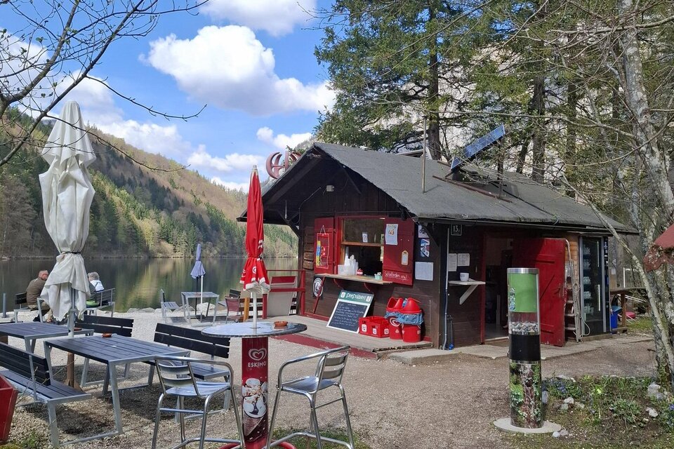 Snack station at Leopoldsteiner Lake - Impression #1 | © Jausenstation am Leopoldsteinersee