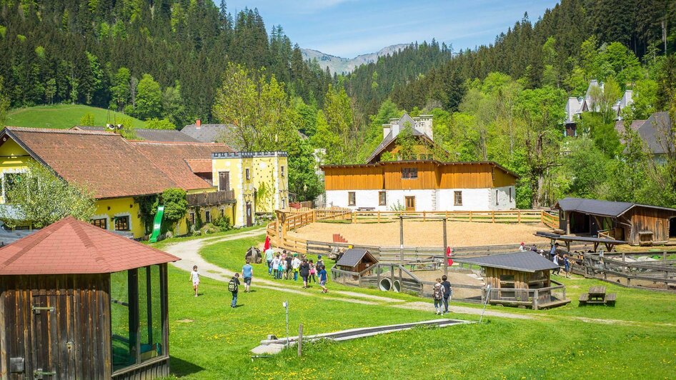 Außenbereich Kinderhotel Appelhof