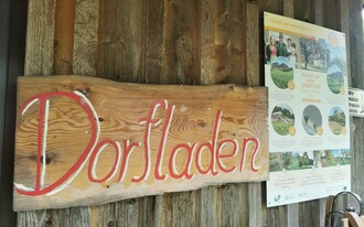 Marion's Dorfladen, Bad Aussee, Schild | © TVB Ausseerland Salzkammergut Theresa Schwaiger