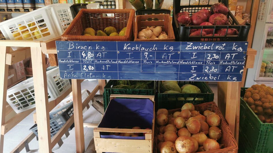 Marion's Dorfladen, Bad Aussee, Gemüsekörbe | © TVB Ausseerland Salzkammergut Theresa Schwaiger