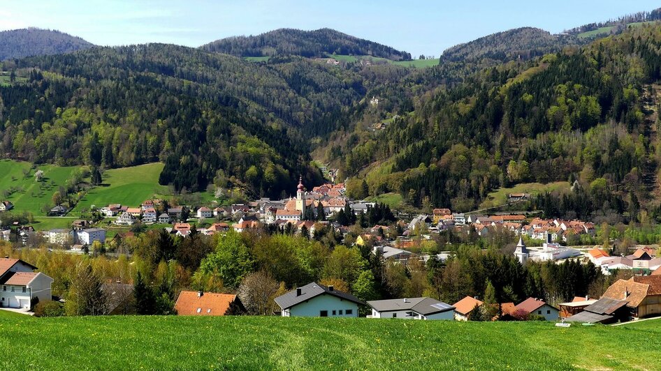 Marktgemeinde Anger_Ortsansicht_Oststeiermark | © Marktgemeinde Anger