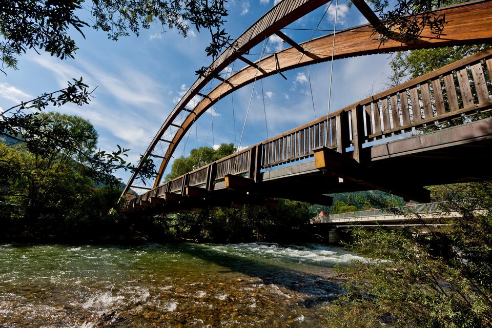 Mursteg Stadl an der Mur bike bridge - Impression #1 | © Holzwelt Murau