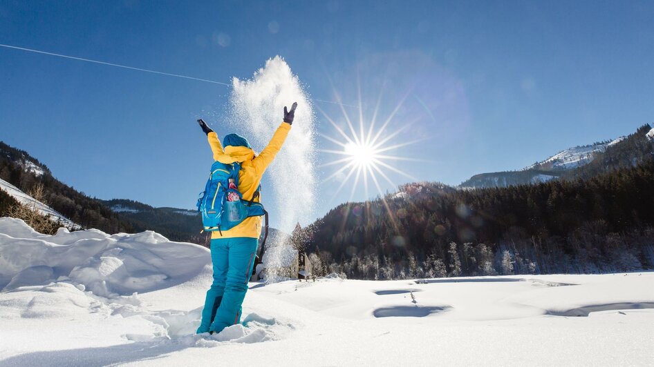 Winterwandern im Naturpark | © Naturpark Mürzer Oberland