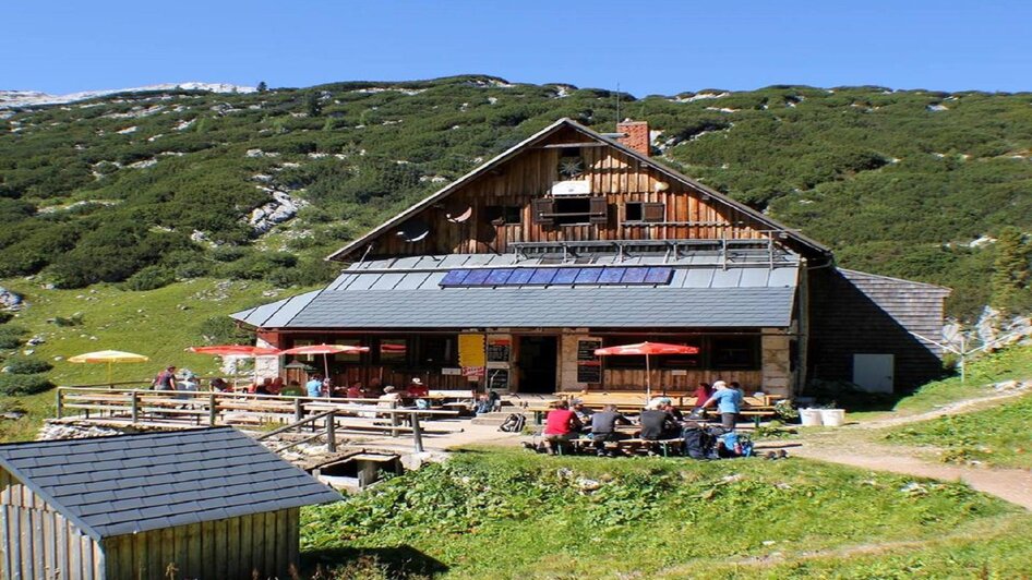 Pühringerhütte, Grundlsee, Aussenansicht | © Pühringerhütte