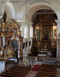 Salvator church Breitenfeld interior view | © Thermen- & Vulkanland | © Thermen- & Vulkanland
