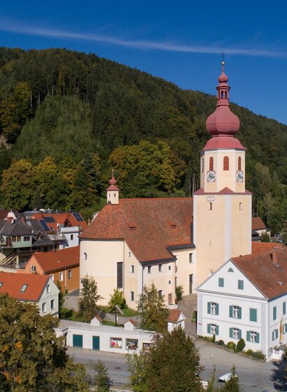 Parish church Anger_exterior view_Eastern Styria | Robert Hahn | © Tourismusverband Oststeiermark