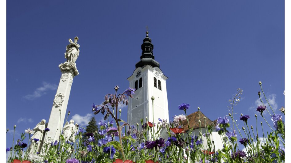 Hauptplatz_Mariensäule_Oststeiermark | © Tourismusverband Oststeiermark