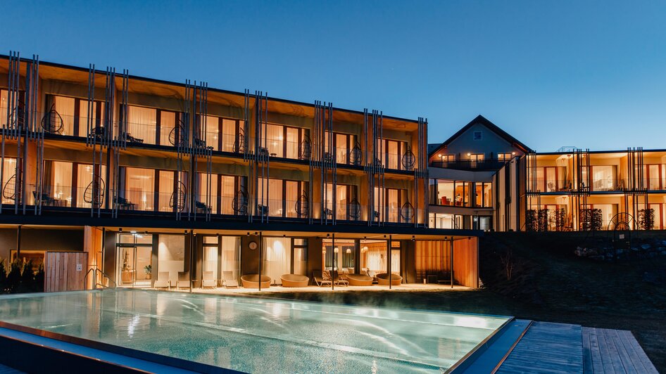 Außenansicht Spa Bereich Ratscher Landhaus | © Karin Bergmann
