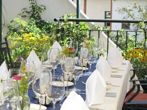 Erzherzog Johann, Bad Aussee, Rose terrace | © Hotel Erzherzog Johann