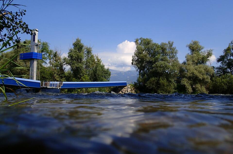 Floating bridge over the Mur - Impression #1 | © Erlebnisregion Murtal