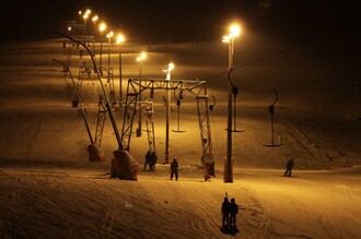 Skiing area Zlaim, Grundlsee, Night skiing | © Zlaim Lift