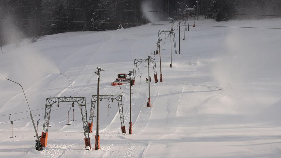 Skigebiet Zlaim, Grundlsee, Beschneiung | © Zlaim Lift