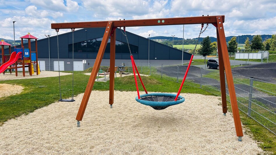 Spielplatz Vorau_ Korbschaukel_Oststeiermark | © Tourismus Vorau