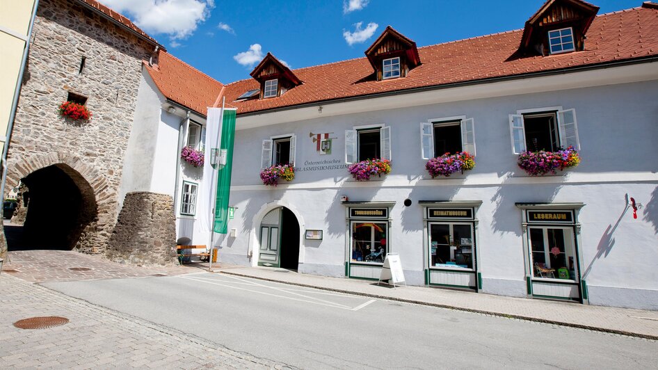 Frontansicht Blasmusikmuseum/ Informationsbüro | © Tourismusverband Murau