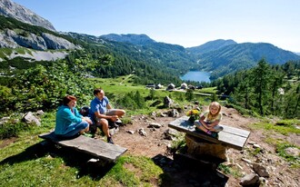 Steirersee bench seat on Tauplitzalm | © TVB Ausseerland Salzkammergut/T. Lamm