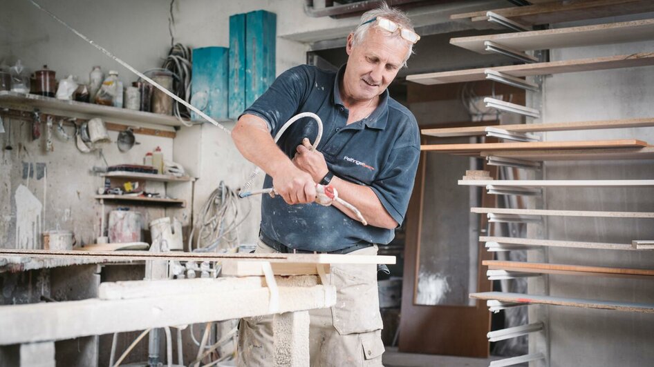 In der Tischlerwerkstatt in Weng im Gesäuse | © Stefan Leitner