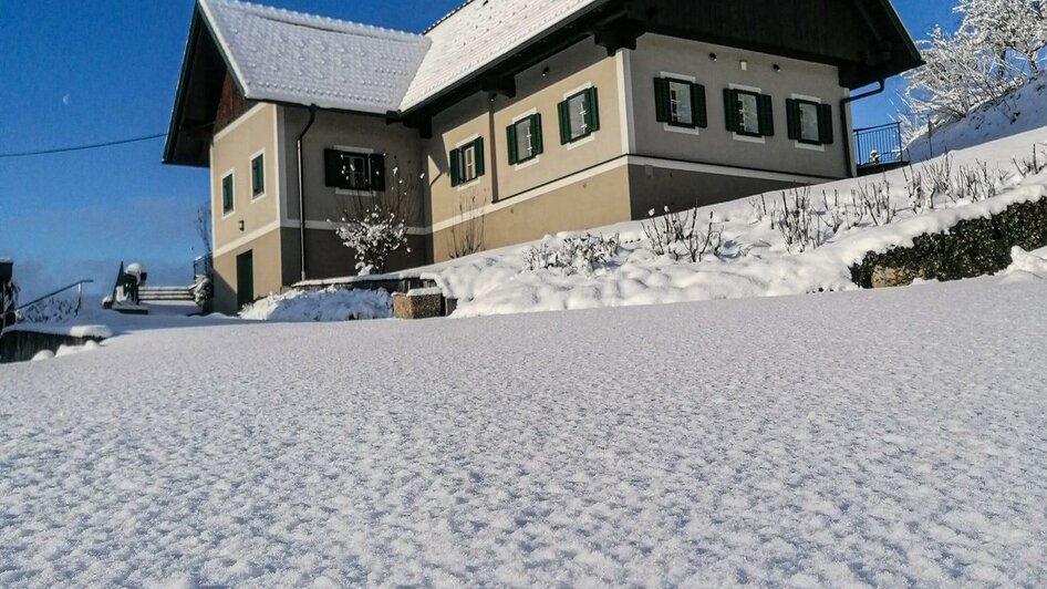 Weingut Buschenschank Lamprecht Schneelandschaft | © Weingut Lamprecht | Fam. Lamprecht