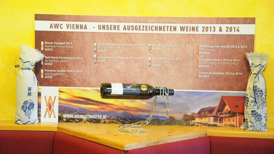 Unsere Auszeichnungen | © Weingut Muster Bernhard