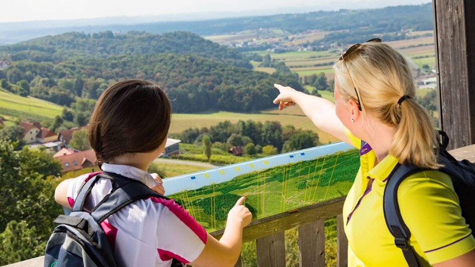 Toller Blick nach St. Peter | © Thermen- & Vulkanland