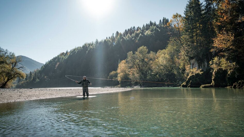 Fischen im steirischen Kanada | © Stefan Leitner