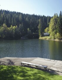 Blick vom Buffet "Seeblick zur Ströhbernen Brücke" | © Steirischen Rucksackdörfer | © Steirischen Rucksackdörfer