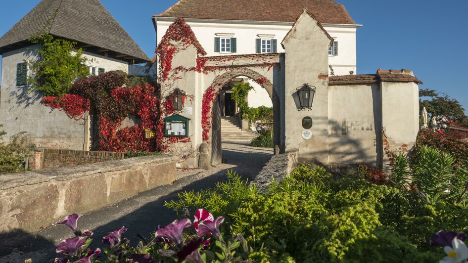 Eingang Schloss Kapfenstein | © Schlösserstraße, Franz Suppan