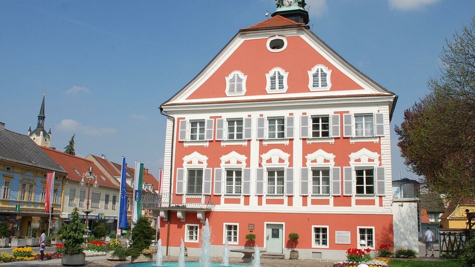 Rathaus und Brunnen | © Stadtgemeinde Deutschlandsberg