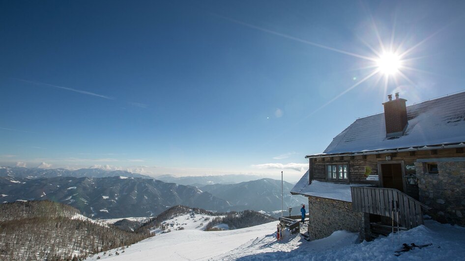 Das Schönleitenhaus im Winter