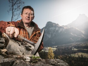 Steindolmetscher Wolfgang Riedl | © Stefan Leitner