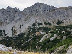 Die Voisthalerhütte liegt in der Oberen Dullwitz