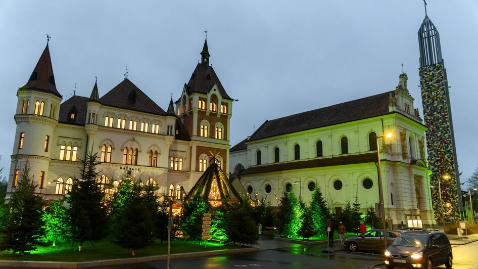 Stimmungsvoller Rathausplatz Feldbach | © Stadtgemeinde Feldbach