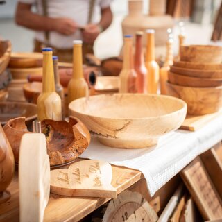 Kunsthandwerk aus Holz | © Stefanie Dornik Photography