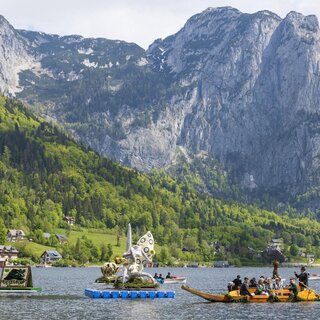 Narzissenfest, Grundlsee, Bootskorso | © Martin Huber