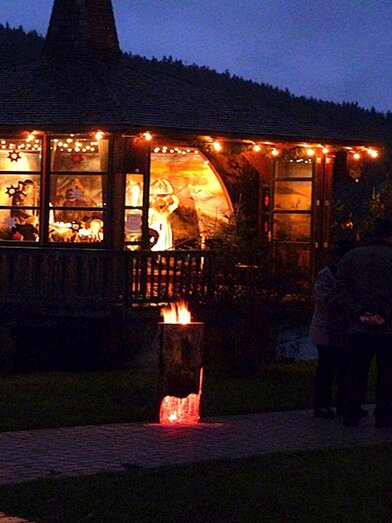 Lake Advent, Hay crib illuminated, Grundlsee | © Gemeinde Grundlsee | Gemeinde Grundlsee | © Gemeinde Grundlsee