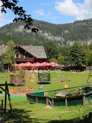 Blaa Alm, Altaussee, Ankunft Blaa Alm | © Viola Lechner | Viola Lechner | © Viola Lechner