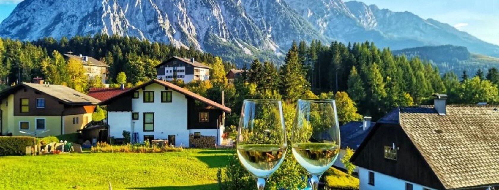Ferienwohnung Bergzeit, Tauplitz, Blick vom Balkon