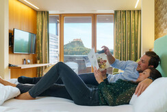 Ausblick Doppelzimmer Burgblick