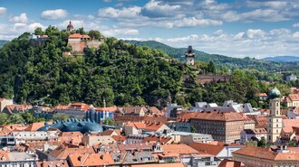 Blick auf den Schlossberg | © Graz Tourismus - Harry Schiffer